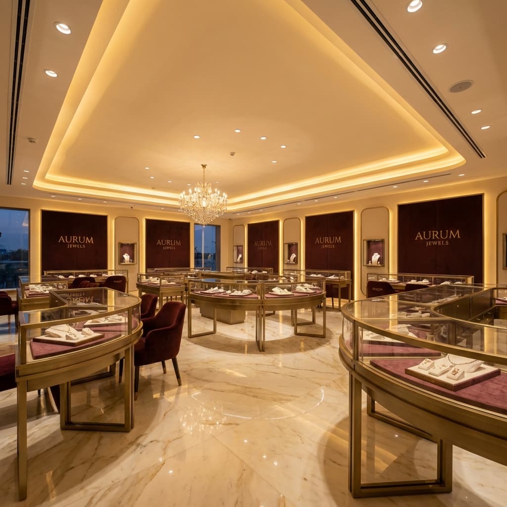 Vaishnavi Jewellers Luxury Showroom
